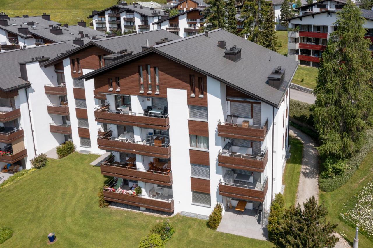 Ferienwohnung Casa Curnera 8 Laax Exterior foto