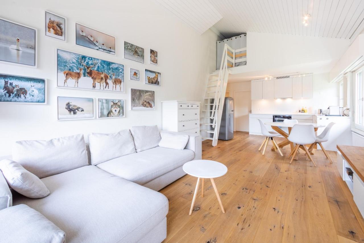 Ferienwohnung Casa Curnera 8 Laax Exterior foto